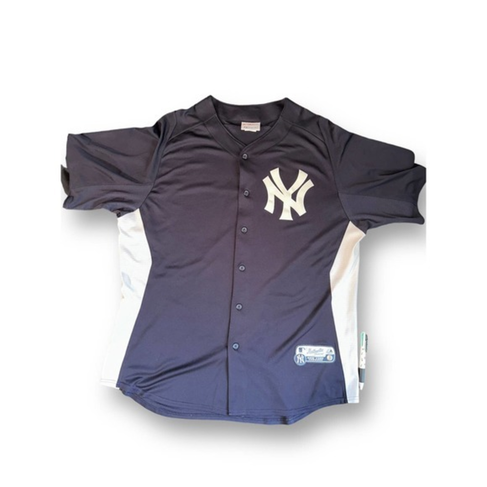 New York Yankees Official Authentic Majestic Diamond Collection Jersey Size XL